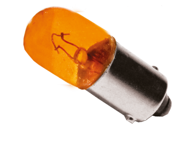 lampada pisca mini laranja moto scud